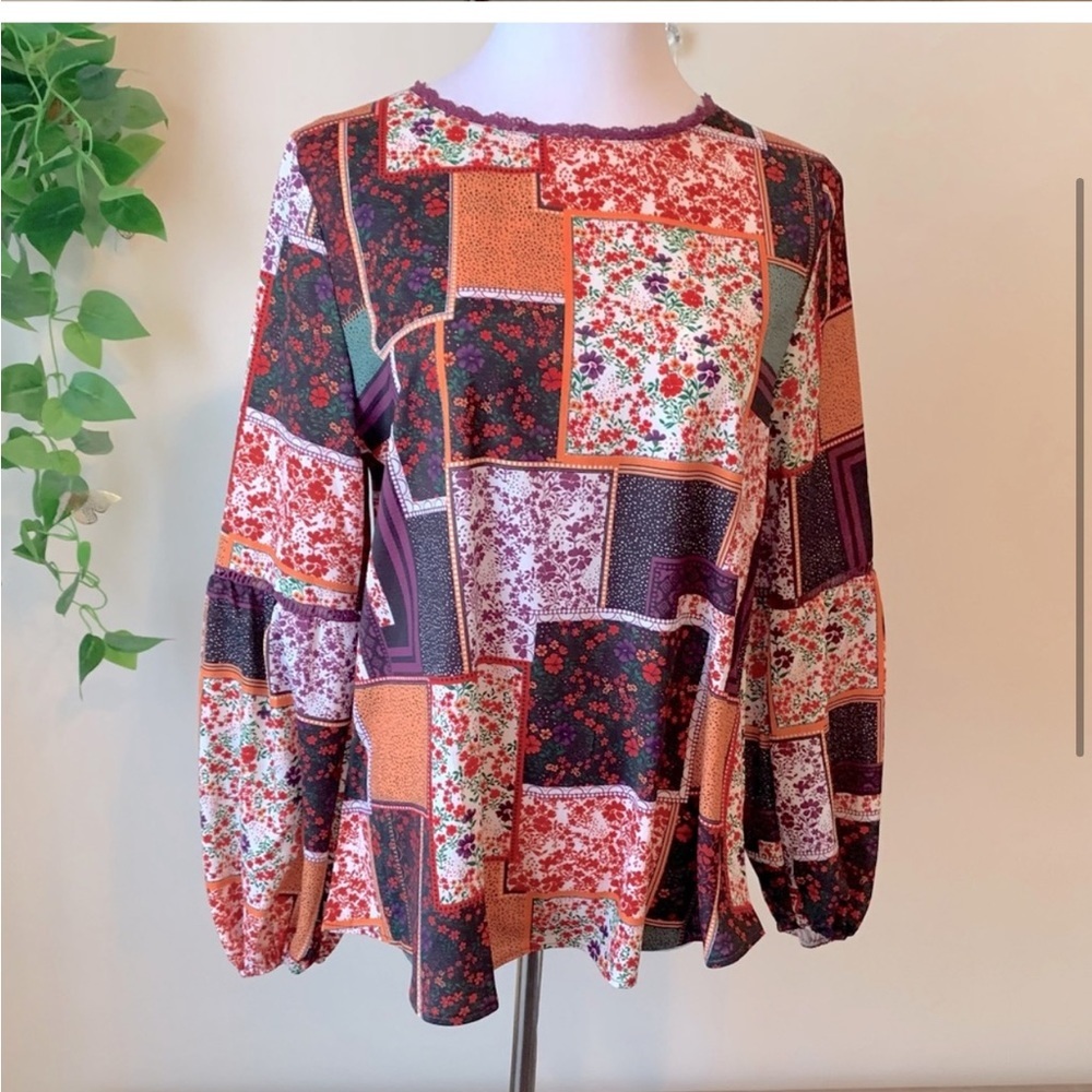 Patchwork Blouse - image 2